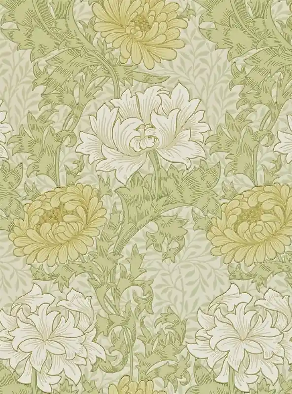 Endast denna vecka William Morris & Co Tapet Chrysanthemum