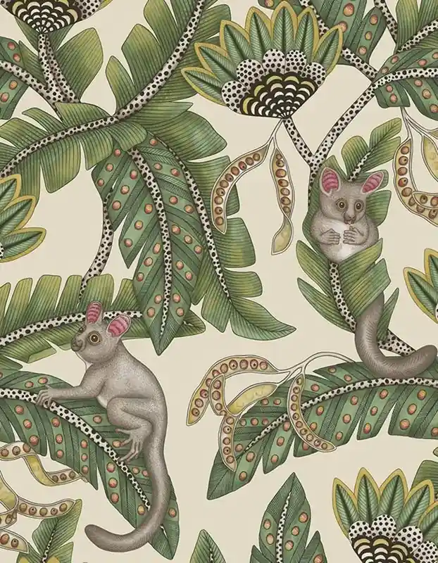Cole & Son Tapet Bush Baby Rabatter