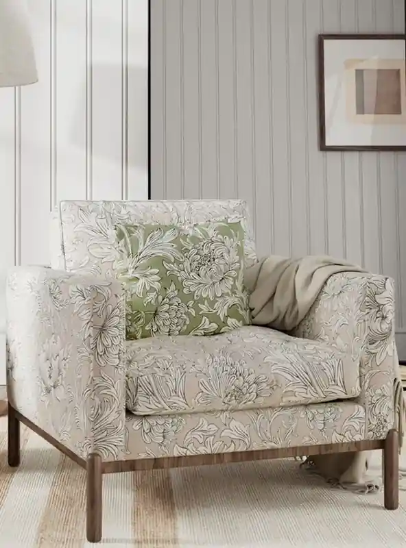 William Morris & Co Tyg Chrysanthemum Toile Rea