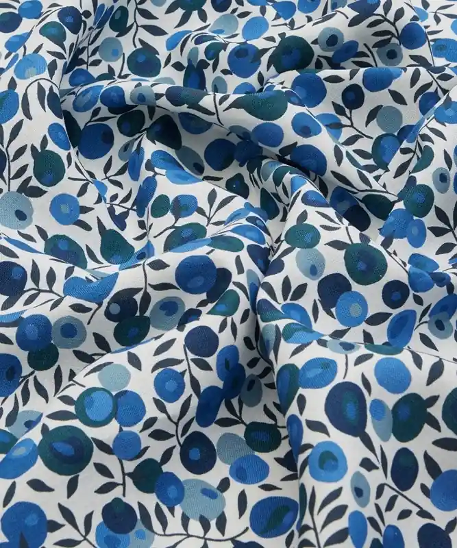 Billig Liberty Tyg Wiltshire Blossom, Lapis