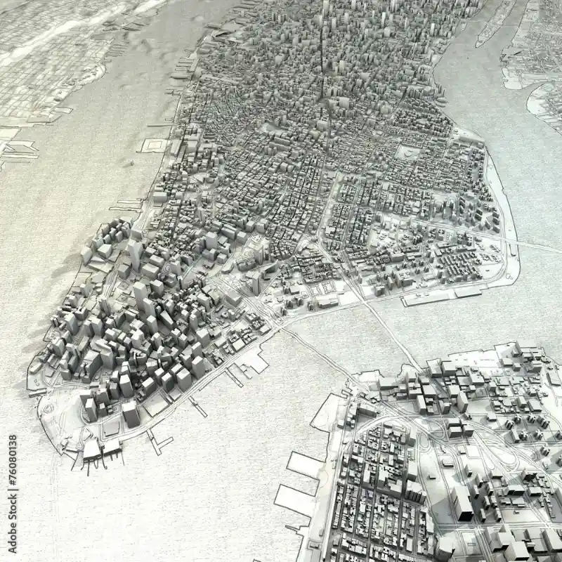 New York Map Säker betalning