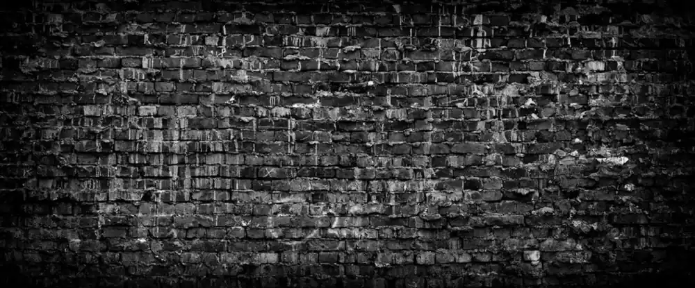 Black Grunge Brick Wall Nedsatt pris