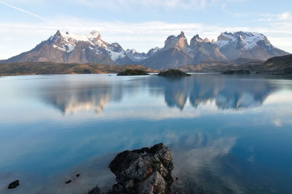 Begränsat erbjudande Torres del Paine Spiegelung im Lago Pehoe