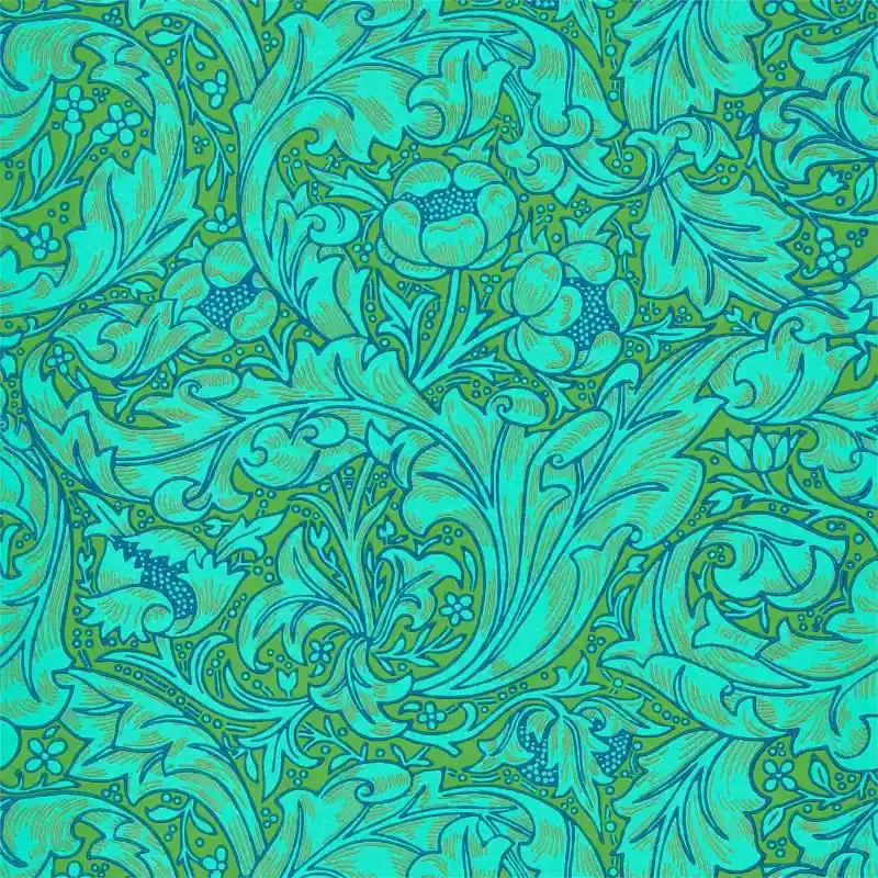 Bachelors Button Olive/Turquoise - 216959 Rabatt