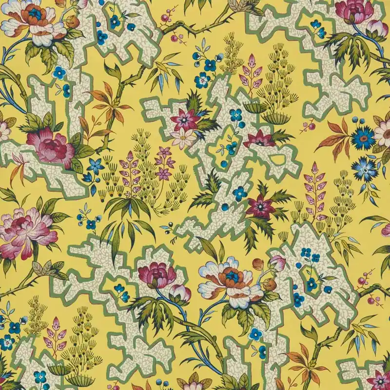 Carma - Kilburn's Maze yellow V&A Decorative Papers 2 Snabb leverans
